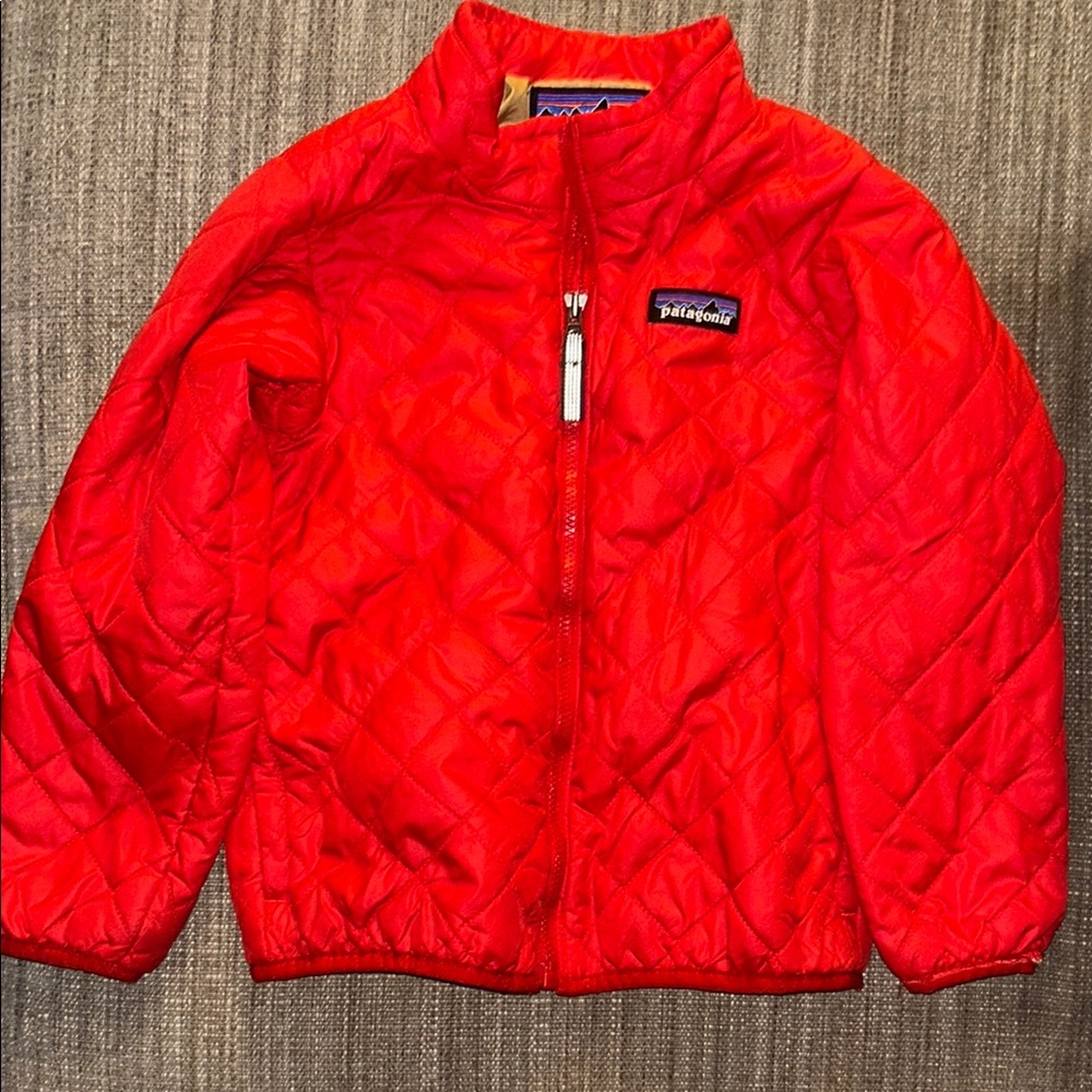 Patagonia Kids Red Quilted Jacket